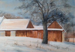 Dlouhá zima v Dlouhé Stropnici 20 x 30